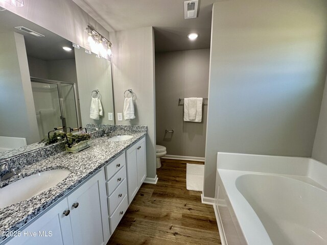 spacious closet with visible vents and carpet floors