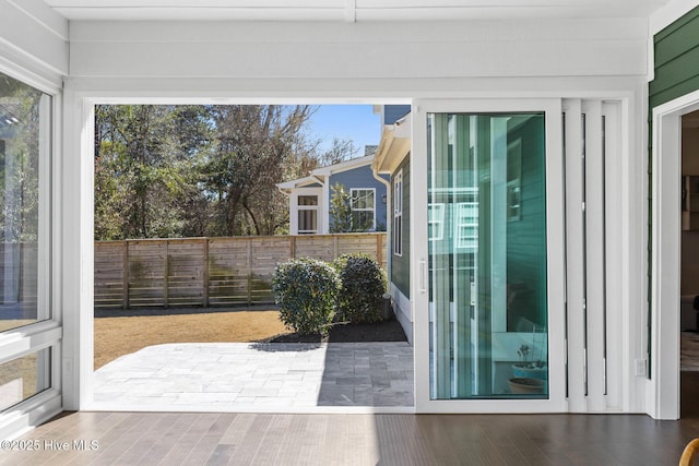 935 Baldwin Park Dr, Wilmington, NC 28411 - entryway featuring wood finished floors