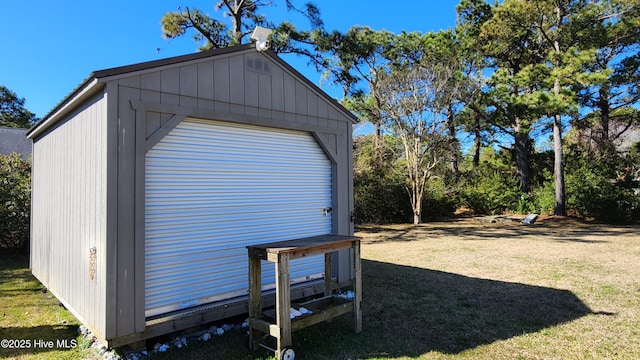 view of outdoor structure