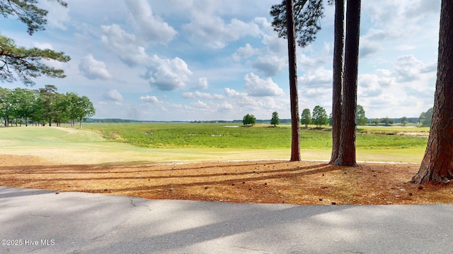 exterior space with view of golf course