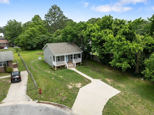 105 Bryan Pl, Washington, NC 27889 - aerial view of property and surrounding area