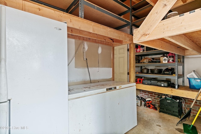 view of storage