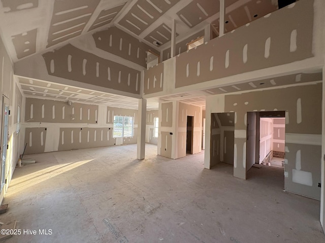 1611 S Old Carriage Rd, Rocky Mount, NC 27804 - miscellaneous room featuring high vaulted ceiling