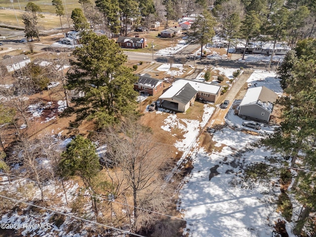 bird's eye view featuring a residential view