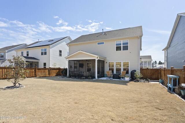 view of patio / terrace with grilling area and fence