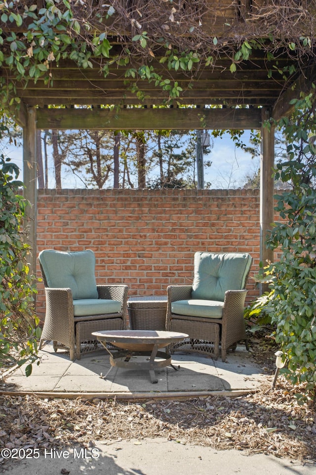 view of patio