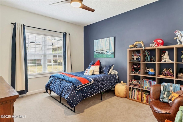 122 Smathers Dr, West End, NC 27376 - carpeted bedroom featuring ceiling fan and baseboards