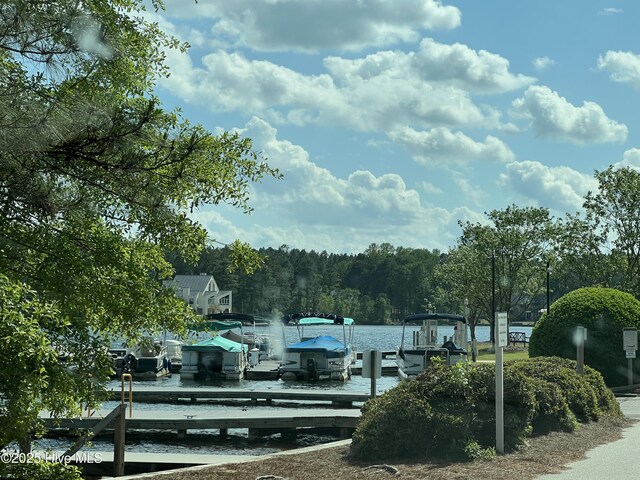 122 Smathers Dr, West End, NC 27376 - view of property's community featuring a boat dock and a water view