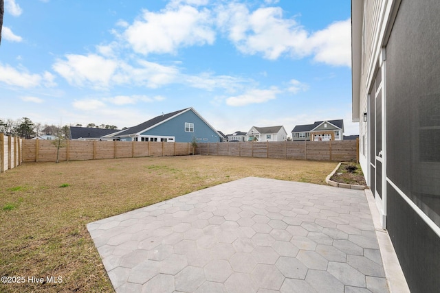 view of patio / terrace with a fenced backyard