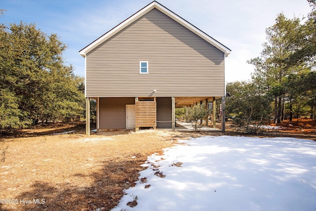 view of home's exterior