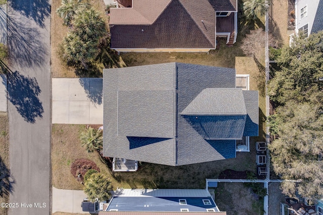 view from above of property
