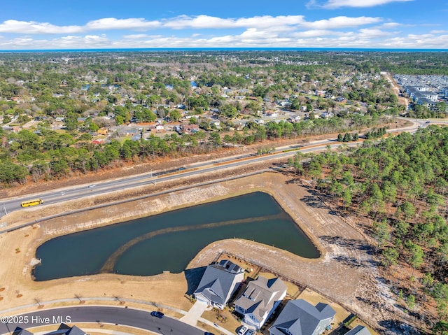 1066 Bradshaw Ter, Wilmington, NC 28412 - bird's eye view featuring a water view
