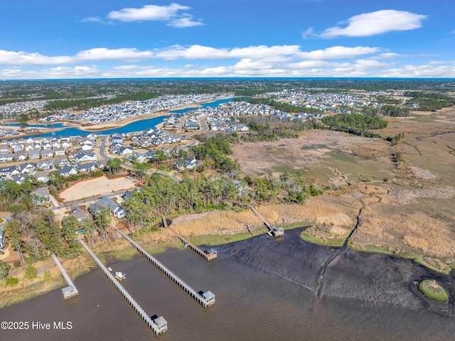 1066 Bradshaw Ter, Wilmington, NC 28412 - drone / aerial view with a water view