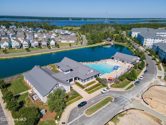 1066 Bradshaw Ter, Wilmington, NC 28412 - birds eye view of property with a water view