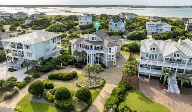 23 Comber Rd, Wilmington, NC 28411 - drone / aerial view featuring a residential view and a water view