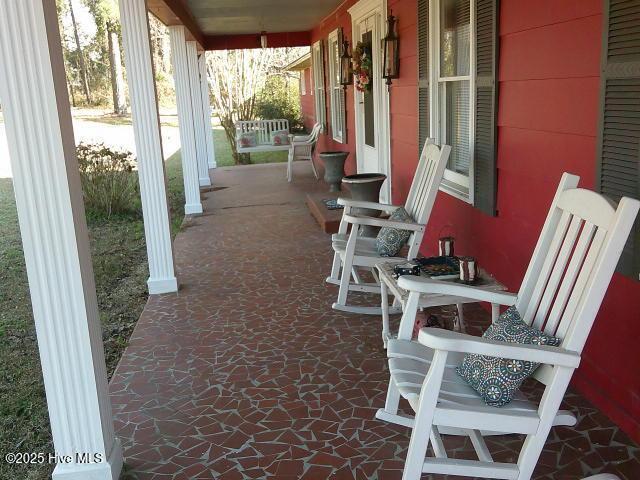 view of patio / terrace featuring a porch