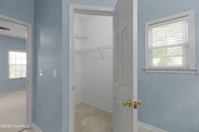 view of closet
