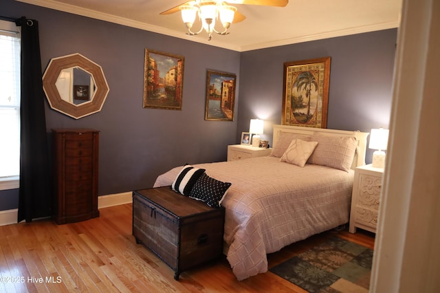 1426 Pocosin Rd, Winterville, NC 28590 - bedroom featuring crown molding, light wood finished floors, and baseboards