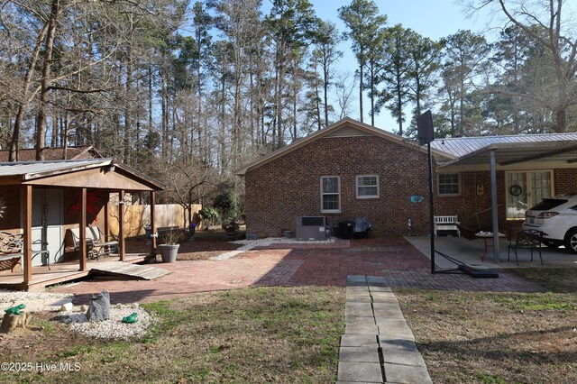 1426 Pocosin Rd, Winterville, NC 28590 - view of yard with a patio and central air condition unit