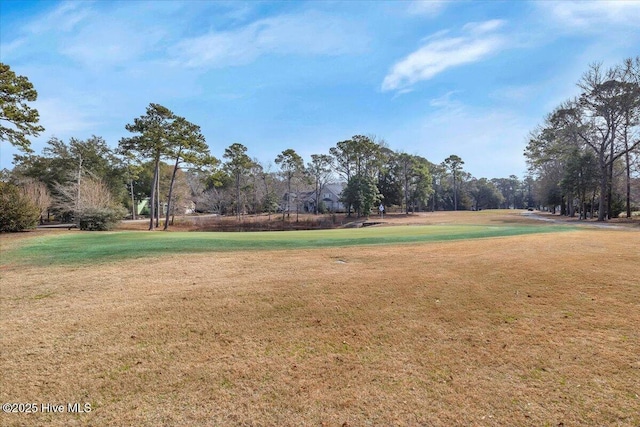 surrounding community featuring a lawn