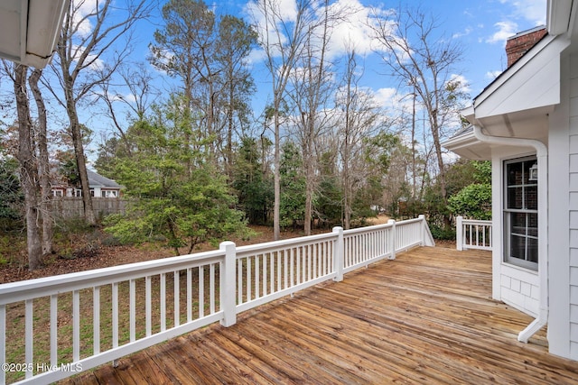 126 Francis Marion Dr, Wilmington, NC 28411 - view of wooden deck