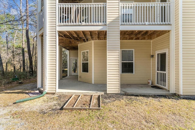 exterior space with a patio