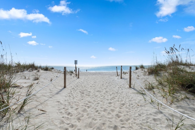 water view with a beach view