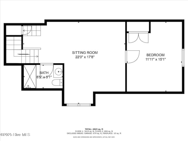 3602 Cranberry Ln, New Bern, NC 28562 - floor plan / room layout