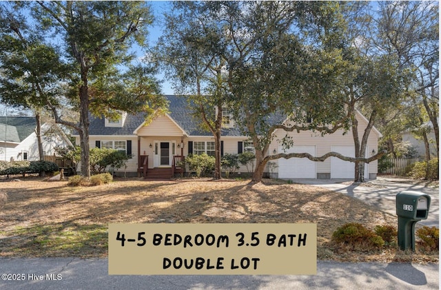 110 SE 7th St, Oak Island, NC 28465 - cape cod-style house featuring a garage and roof with shingles