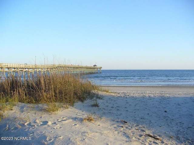 water view featuring a view of the beach