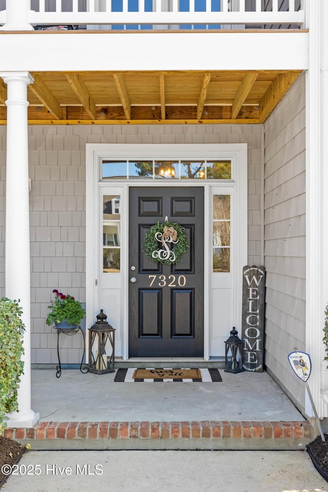 view of entrance to property