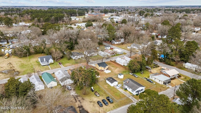 bird's eye view featuring a residential view