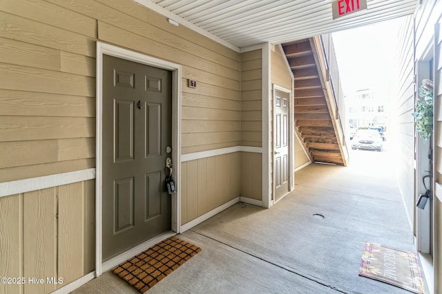 view of property entrance