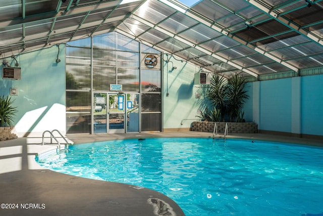 view of indoor pool