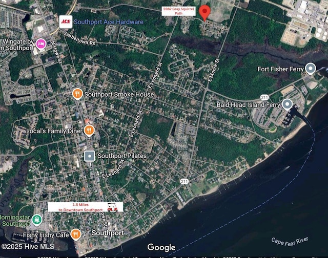 5982 Gray Squirrel Path, Southport, NC 28461 - map