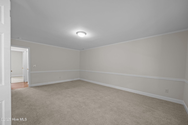 3610 Wedgewood Dr, Trent Woods, NC 28562 - carpeted spare room with crown molding and baseboards