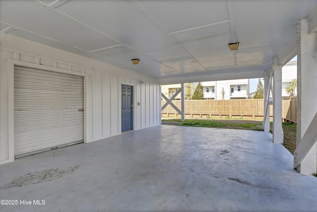 view of patio / terrace with fence