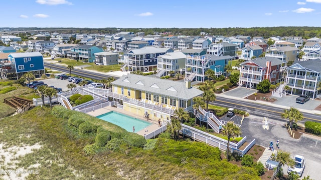 birds eye view of property featuring a residential view