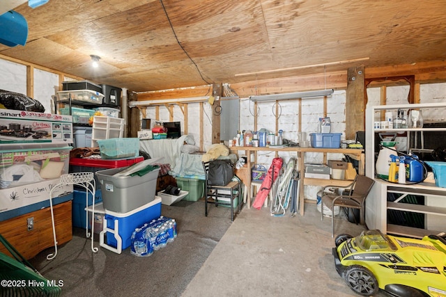 view of storage