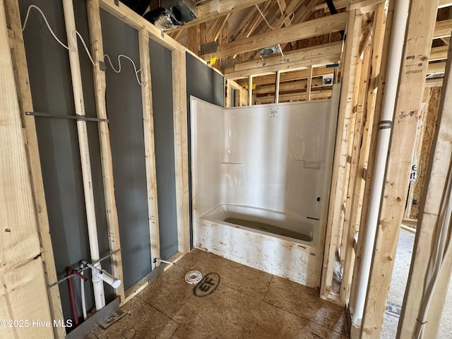 bathroom featuring water heater