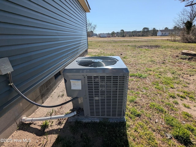 exterior details featuring central AC