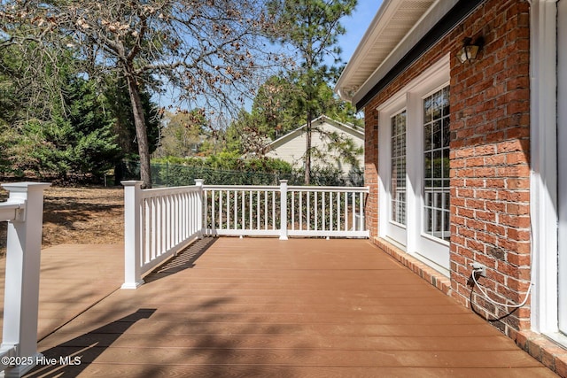 10 Lodge Pole Ln, Pinehurst, NC 28374 - view of wooden deck
