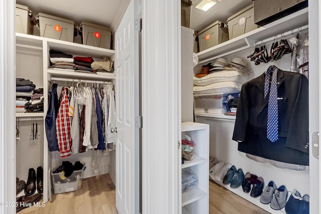 view of closet