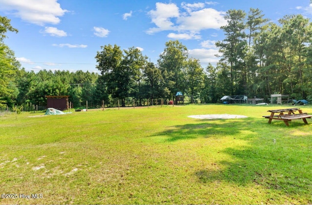 5200 Pineview Rd, Lumberton, NC 28360 - view of grassy yard