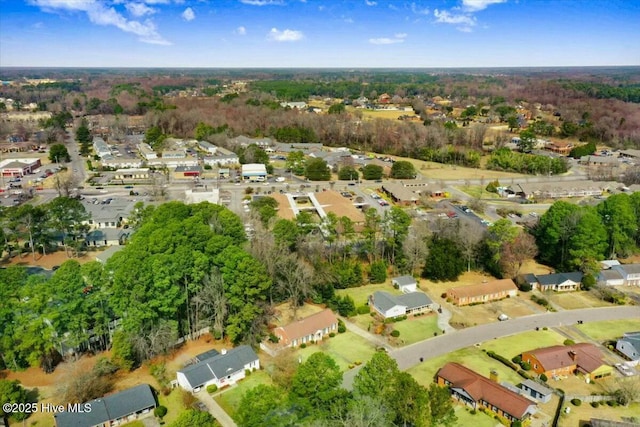 bird's eye view featuring a residential view