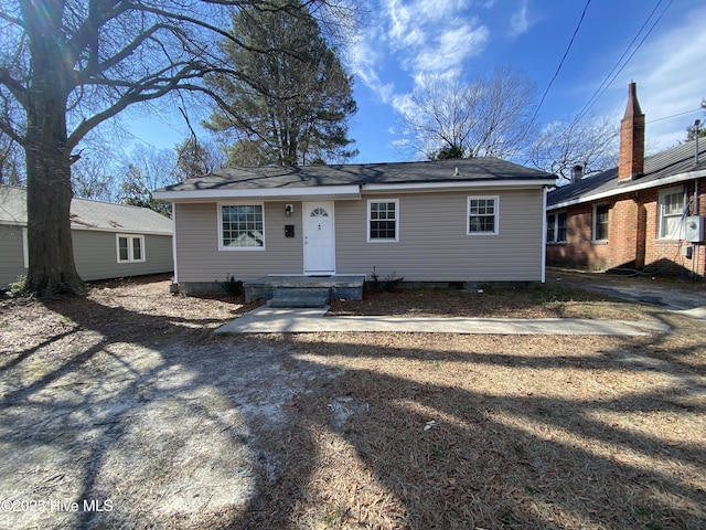 view of front of home