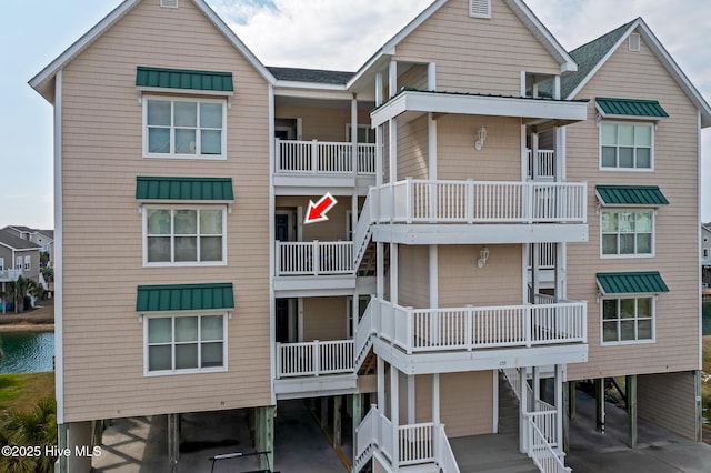 view of property featuring a carport