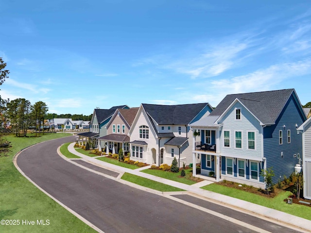 view of front of home featuring a residential view