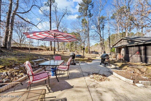 surrounding community with a pool, a shed, and an outdoor structure