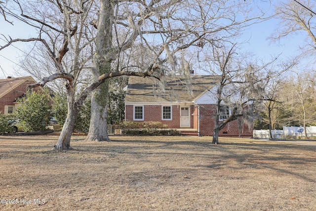 view of front of property with brick siding